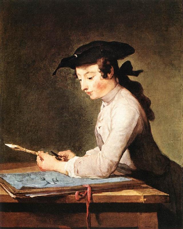 The Draughtsman, jean-Baptiste-Simeon Chardin